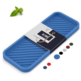EG-SIPRO Silicone Sponge Holder,Kitchen Sink Organizer Tray Kitchen Soap Tray Soap Sponge Holder for Bathroom Counter Sponge Caddy Dish Soap for Scrubber,Soap Dispenser,Scouring Pad