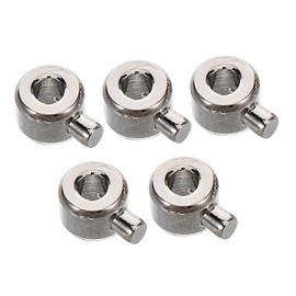 Operitacx Diy Jewelry Findings 5pcs Metal Round Crimp Beads Pressure Cooker Positioning Buckle Easy to Clean Replace