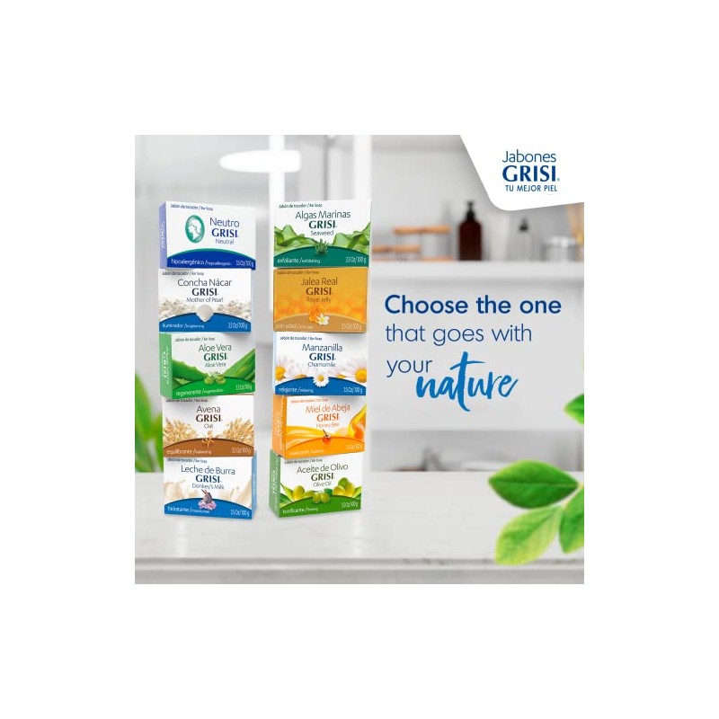 Grisi Neutral Shower Gel, 2-pack Of 15.2 Fo Bottles