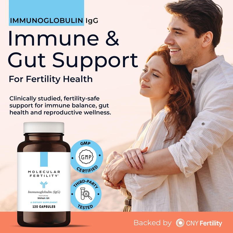 Molecular Fertility Immunoglobulin IgG Supplement for Men & Women -