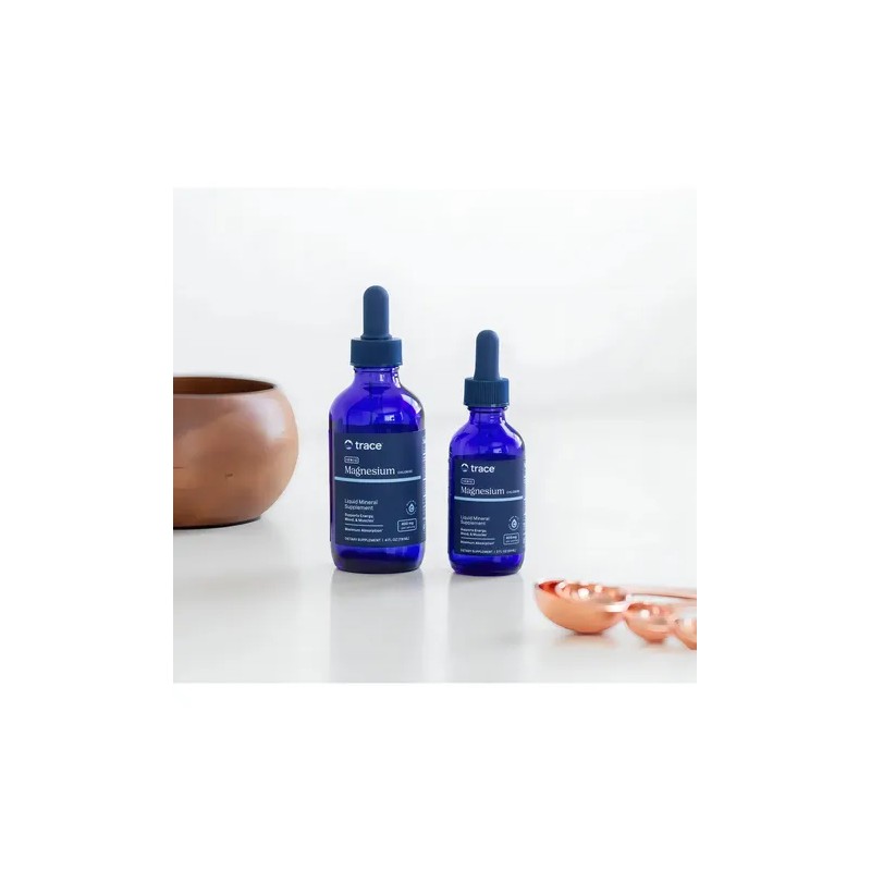 Trace Minerals Magnesio Líquido Iónico 400mg Sabor 59ml Vegano
