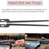 Blacksmith DIY Rapid Tongs Bundle Set with Rivets- Rapid Flat