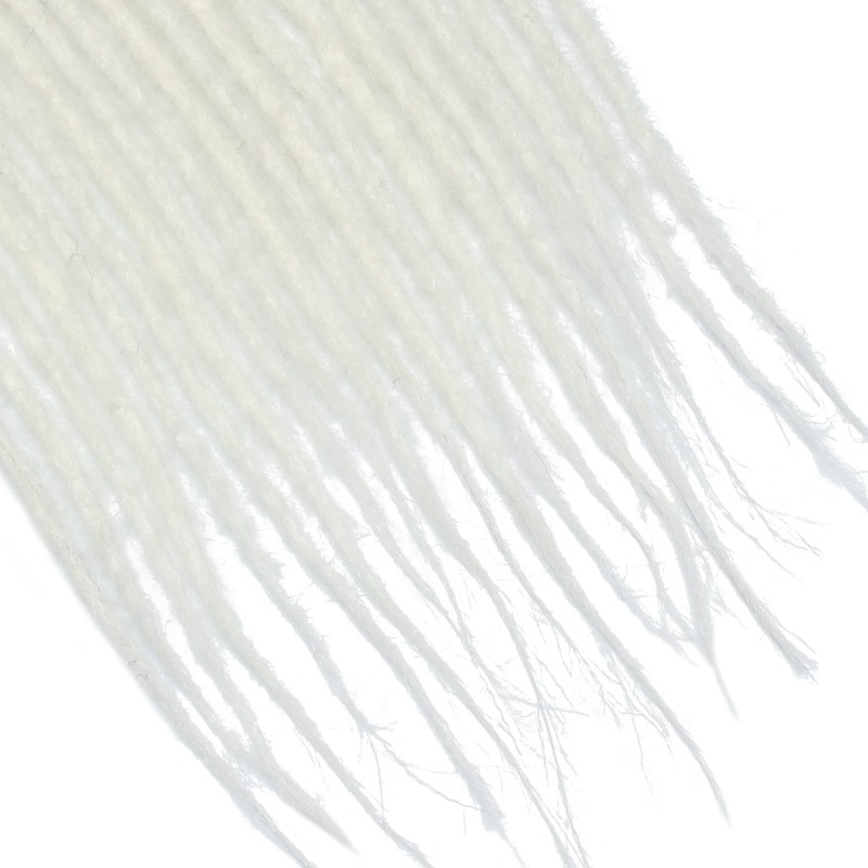 Thin 0.6cm Synthetic Dreadlock Extensions Handmade 24Inch 20 Strands Crochet