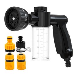 xinyee Pet Bathing Tool Set 8-in-1 Modes Sprayer with 4 Nozzles Multi-Purpose High-Pressure Cleaning Water Gun for Car/Dog Wash Watering Plants