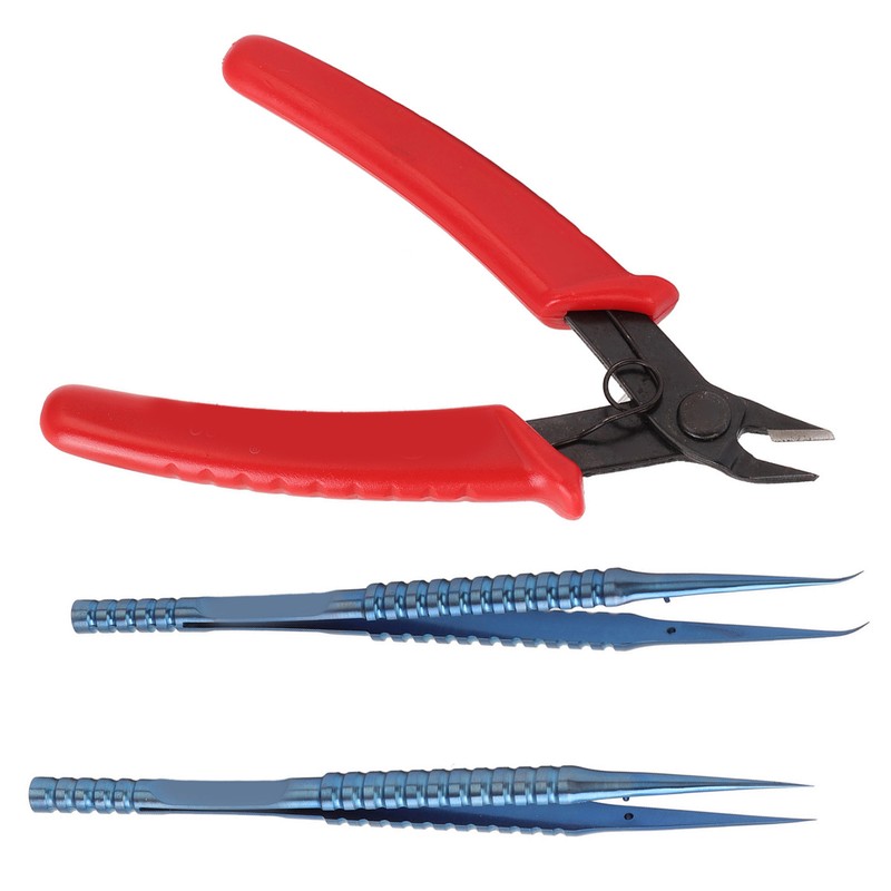 Repair Tweezers Pliers Accurate Electronic Electrician Tool Kit for Mobile