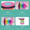 Telescopic Stool Rainbow Portable Retractable Collapsible Stools for Camping Fishing