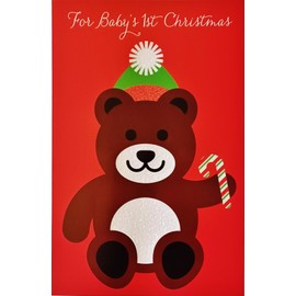 Greeting Card For Someone Who's Love So Much - Filled With Giggles and Hugs and Kisses - For Baby's 1st First Christmas