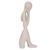 Resin Thinker Sculpture Abstract Statue Collectible Figurine Home Office Desktop