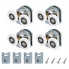 uxcell 25 mm Shower Door Rollers, Double Shower Door Runners