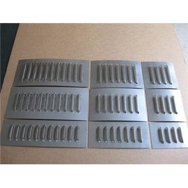 RodLouvers Pair of Straight 5” 7 Louvered Panels