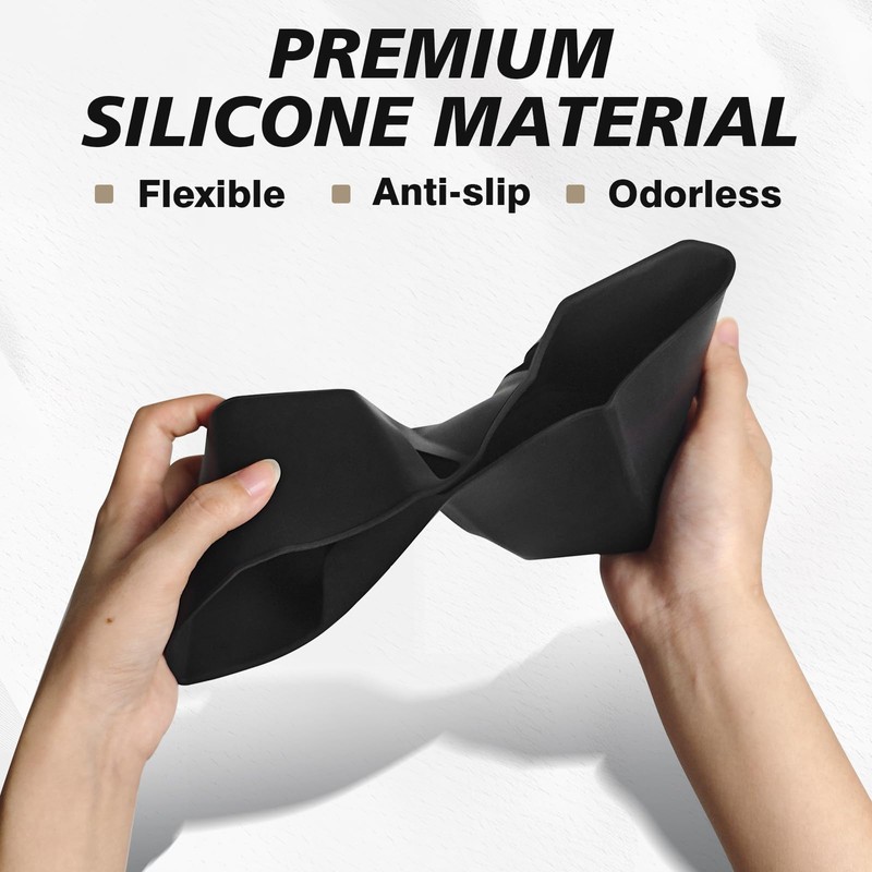 Muslogy Center Console Front&Rear Cup Holder Inserts Compatible with 2024