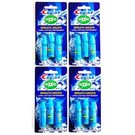 Crest Scope Breath Drops - Long Lasting Peppermint Liquid Breath Fresheners 12 Count