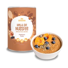 OATSOME® Holla the Nut Fairy Smoothie Bowl with Hazelnut & Tonka 100% Natural, Vegan & No Added Sugar + Additives | Easy Preparation | Breakfast | Superfoods | Freeze Drying | 400 g