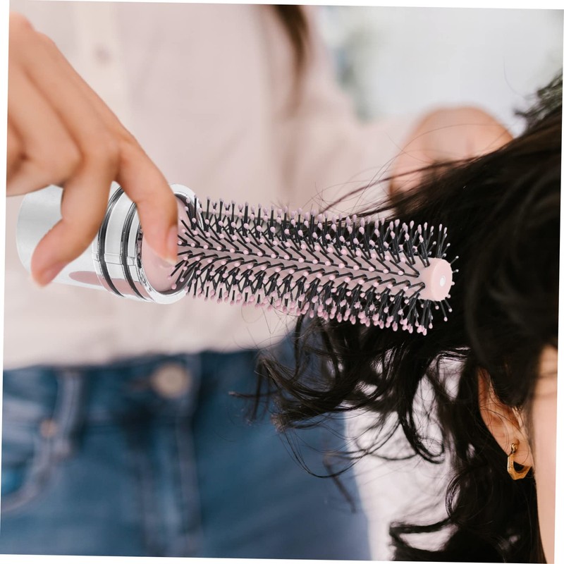 FRCOLOR Roller Hair Brush Curly Hair Brushes for Women Mini