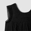 JAJU [JAJU/자주] Girl's Eyelet Sleeveless Pajama Dress_Black