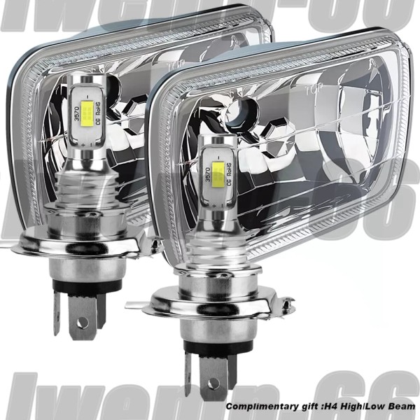 Unbranded Pair For Jeep Cherokee XJ 1984-2001 5x7 7x6" LED