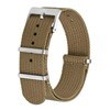 BISONSTRAP 18mm, 20mm, 22mm Nylon Watch Band Pull-through One-piece Watch