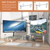Hemudu 2 Pack Computer Monitor Riser | Triangle Desktop Universal