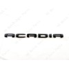 GMC 1PC Matte Black Door Rear Tailgate Acadia Letter Emblem