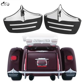 Unbranded Rear Fender Guard Accents Mud Flaps For Harley Tri Glide Ultra Classic FLHTCUTG