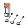 Ledvance Compact spotlights as under-unit lighting, black, 3 pieces, each