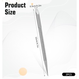 Toenail Cleaner Tool 5 Pack - Stainless Steel Cuticle Pusher & Dead Skin Remover, Professional Pedicure Kit for Fingernails/Toenails with Nail Polish Peeler & Portable Cleaner