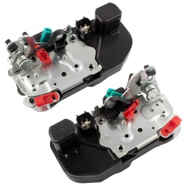 BOXI 2Pcs Rear Left & Right Side Door Latch & Lock Actuator Assembly Fit for Dodge Ram 1500 2500 3500 4500 5500 2003 2004 2005 2006 2007 2008 2009 2010 | Replace 931-644 931-645 55276795AB 55276795AC