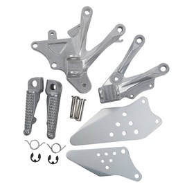 TCT-MOTORPARTS Front Rider Footrest Footpeg Peg Bracket Fit For KAWASAKI ZX10R ZX-10R 2006-2010