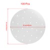 Cionyce 100 Pcs Dumpling Paper Bamboo Steamer Paper 10 Inch
