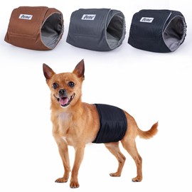 Dono Reusable Dog Nappies for Male Dogs, Pack of 3, Washable Male Dog Nappy, Incontinence Male Bandage, Highly Absorbent