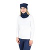 Alkato Unisex Beanie Hat and Scarf Set Plain, Ribbed fabric