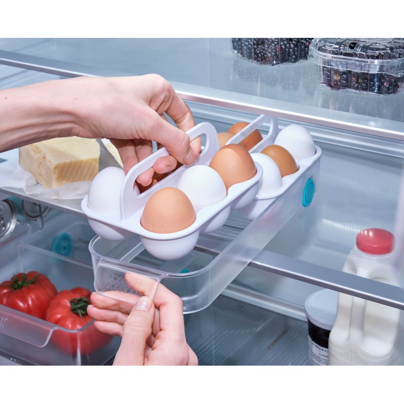 Joseph Joseph FridgeStore Egg Storage Caddy – Holds 12 Eggs,