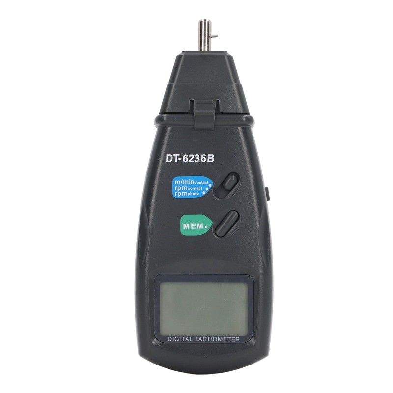 LCD Contact RPM Tachometer Photoelectric Non Contact Motor Tachometer Measuring