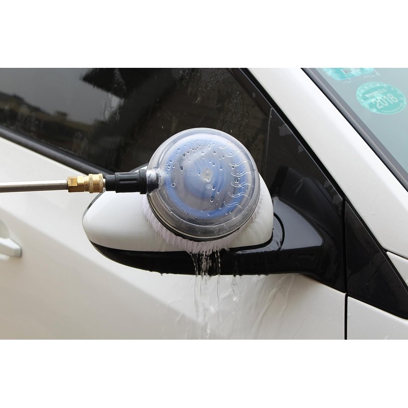 Rotary Wash Brush, 1/4 Quick Connect Soft Bristle Power Washer