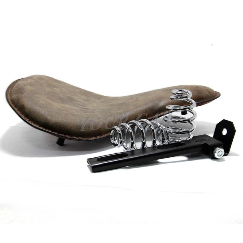 KEEPDSGN Bobber Motorcycle Retro Spring Solo Seat For Yamaha V