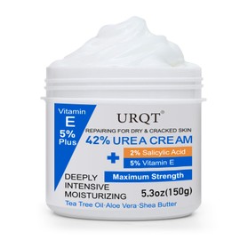 42% Urea Cream with 2% Salicylic Acid & 5% Vitamin E - Intensive Moisturizer Foot & Hand Repair Cream for Dry, Cracked Skin - 150g