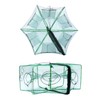 QWORK® Foldable Fishing Net, Nylon Crab Net, Shrimp Net, Perfect
