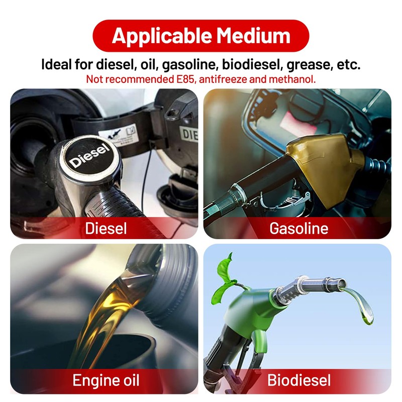 EVIL ENERGY 1/4 Fuel Hose Line Push Lock NBR Rubber