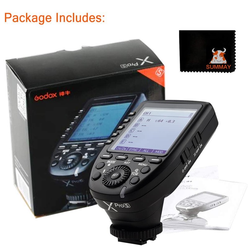 Godox Xpro-S for Sony TTL Flash Trigger 1/8000s HSS TTL