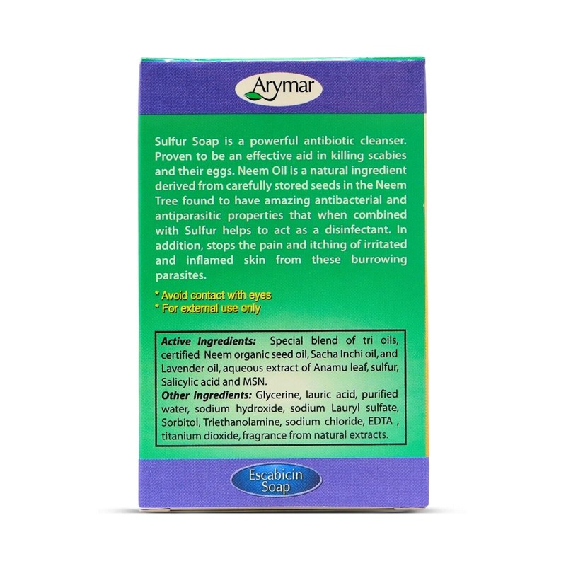 Arymar Escabicin Complete Scabies Treatment Set: Lotion, Shampoo, Soap -