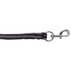 Kerbl Hippo Carabine Lead Rope - Black/Silver