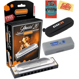 Hohner Special 20 Harmonica - Key of F w/ Instructional Book