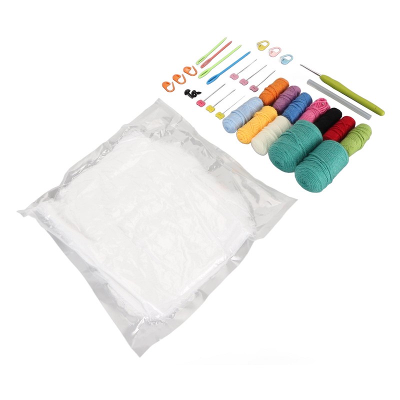 Beginner Crochet Kit DIY Innovative Fun Educational Dinosaur and Dinosaur