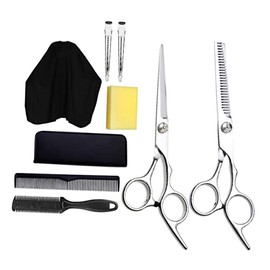 DOITOOL Hairdressing 6 Inches Stainless Steel Non-Slip Hair Cutting Barber Tools Set