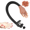 Flexible Movable False Fake Hands Nail Art Manicure Practice Hand