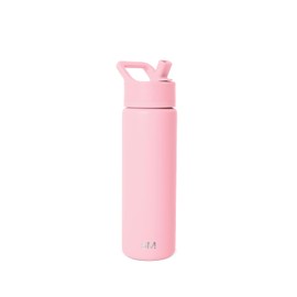 Simple Modern Water Bottle with Straw Lid Vacuum Insulated Stainless Steel Metal Cup Bottles | Reusable Leak Proof BPA-Free Flask for Gym, Travel, Sports | Summit Collection | 22oz, Blush