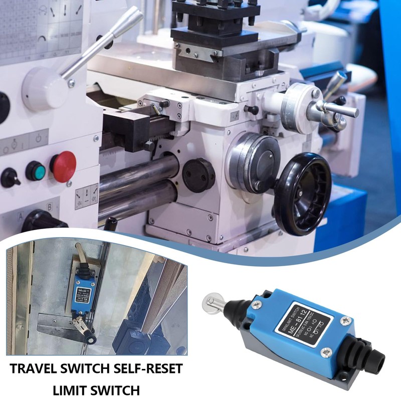eMagTech 2pcs ME-8112 Limit Switch 250V 5A Roller Mini Limit