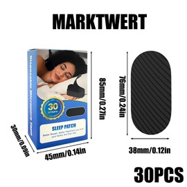 Mundpflaster Schlafen, Eine Box von 30 Stück Mouth Tape, Mouth Tape for Sleeping für Weniger Mundatmung, Komfort und Bequemlichkeit, Developing the Habit of Bessere Nasenatmung