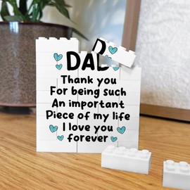 Red Ocean Dad Gift Building Block Puzzle Gift Thank You Gifts For Him Dad Fathers Day Birthday Present From Daughter Son Presents From Baby Keepsake