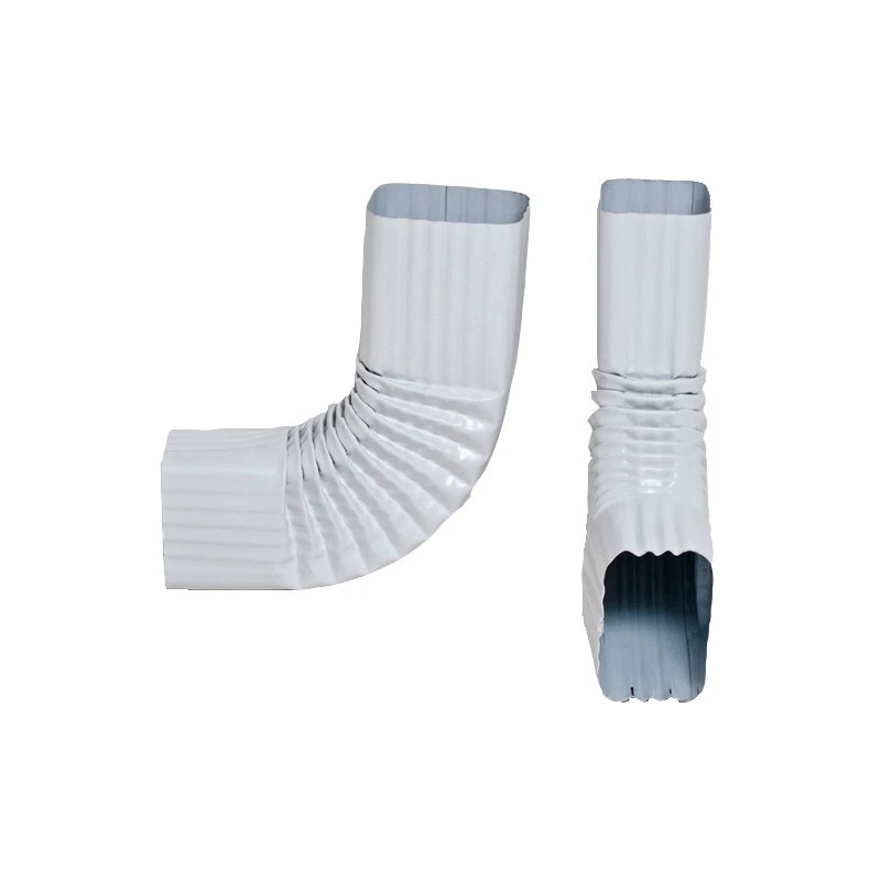 Aquabarrel 90 degree Aluminum Gutter Elbow Style B - Royal
